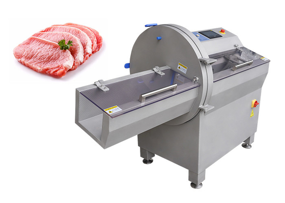 Halal Frozen Boneless Buffalo Meat Slicing Machine 210PCS/Min Capacity