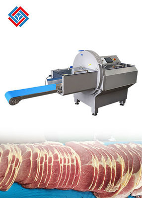 ورودی بزرگ تغذیه 250mm عرض سنگین وظیفه صنعتی یخ زده گوشت گاو ماشین برش