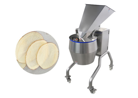 ماشین برش تراشه های سیب زمینی V-Cut Centrifugal 1000kg / H با تزریق بزرگ
